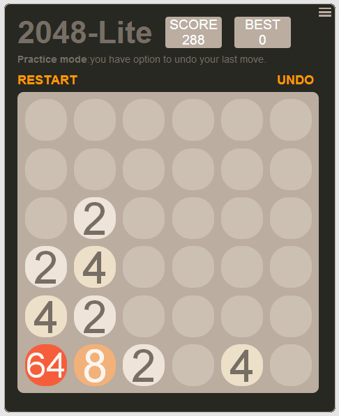 2048-Lite NightTheme